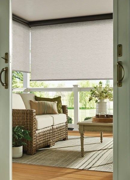 Elegant room with custom window treatments